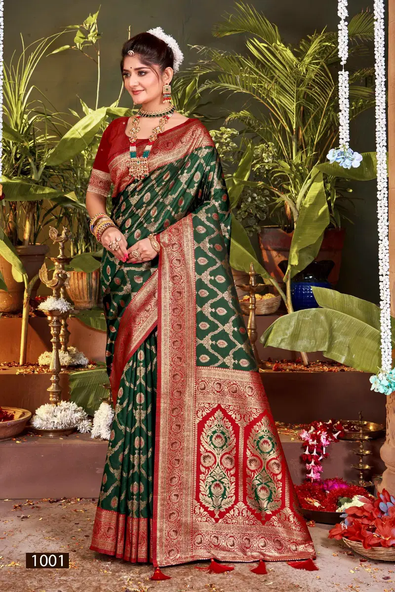 Mubarak Silk Saroski Vol 4 Silk Designer Saree Suppliers In India